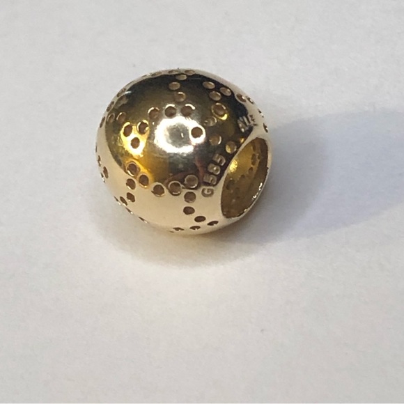 Retired Pandora Solid 14k Starlite Charm G585 Ale - Picture 8 of 8